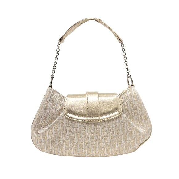 Christian Dior Vintage 2002 Trotter Monogram Chain Mini Bag Pchette [106217] - Picture 7 of 16